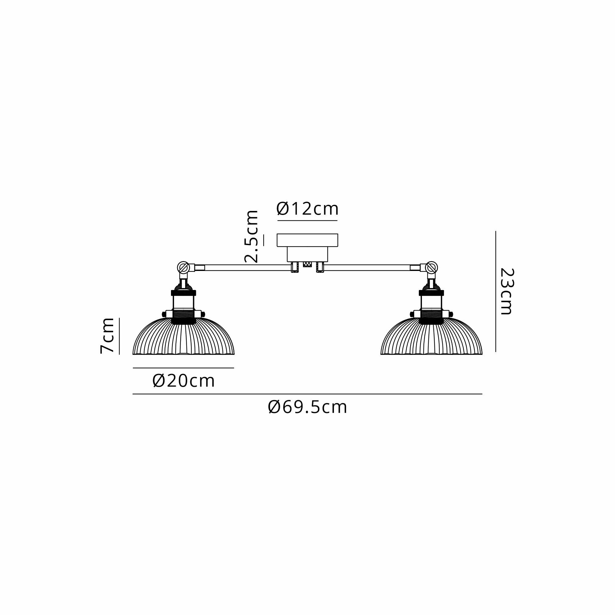 Walter-Satin Nickel Ceiling Lights Deco Semi Flush Fittings